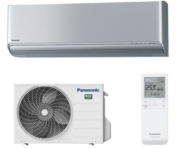 Panasonic KIT-XZ25-CKE Etherea Ezüst Inverteres Split klíma