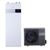 Midea MHA-V4W/D2N8-B2H2-IWT190 M-Thermal osztott hőszivattyú (R32, 4 kW, 1 fázis, 190l, fekete)
